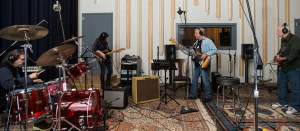 The band running through one of our tracks.