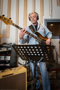 Michael Juley on the Fender Jass bass.